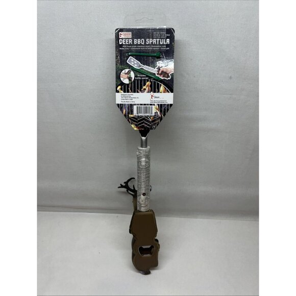 Deer 12 Point Buck Stainless Steel Spatula BBQ with Bottle Opener - Picture 4 of 4